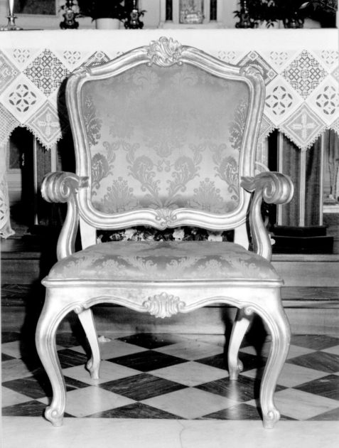 poltroncina - bottega lucchese (seconda metà sec. XIX)