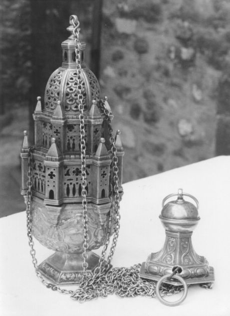 turibolo - a corpo architettonico - bottega lucchese (seconda metà sec. XVIII)