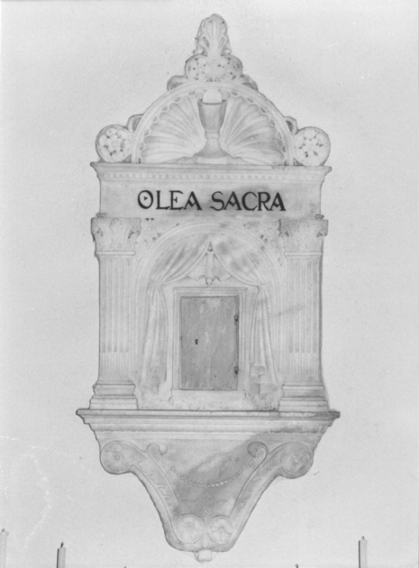 tabernacolo murale - bottega lucchese (prima metà sec. XVII)