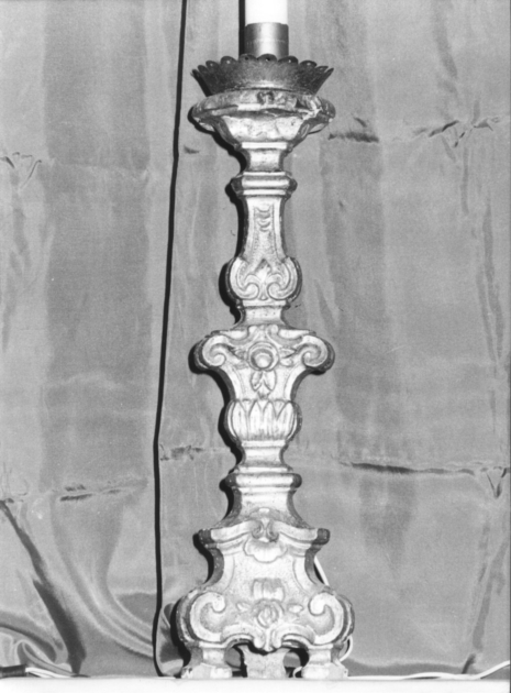 candeliere, serie - bottega lucchese (prima metà sec. XIX)