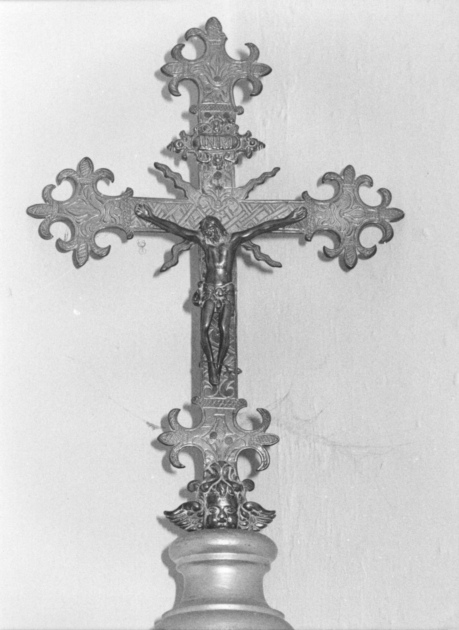 croce processionale - bottega lucchese (metà sec. XVII)