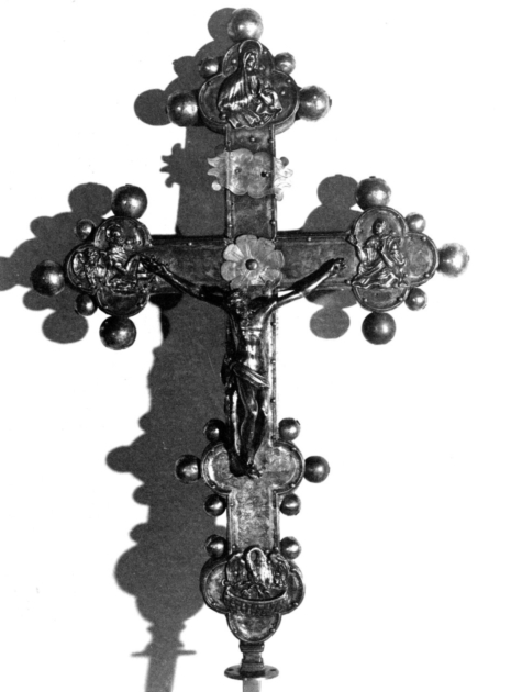 croce processionale - bottega lucchese (sec. XV)