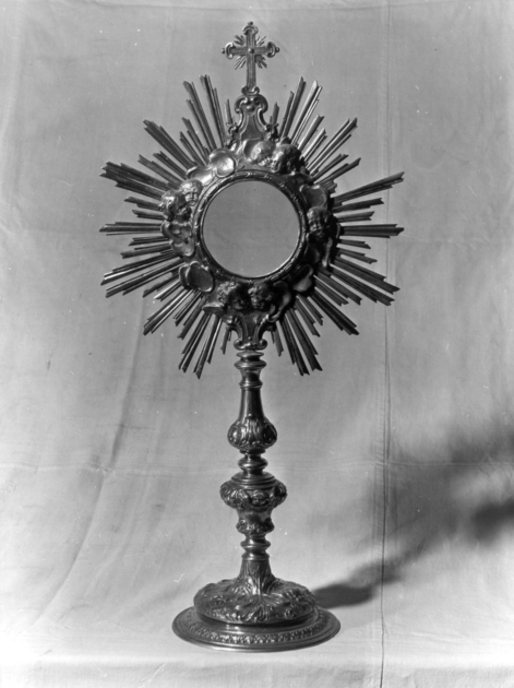 ostensorio - a raggiera di Torcigliani Giovanni Tommaso (sec. XVIII)