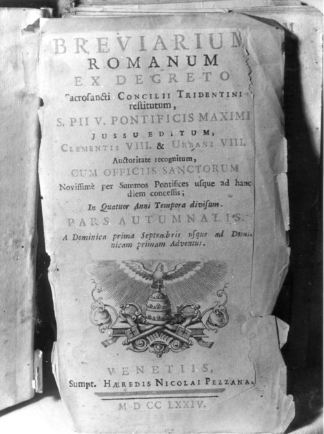 coperta di libro liturgico - ambito veneziano (sec. XVIII)