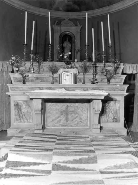 altare maggiore - bottega lucchese (fine/inizio secc. XVII/ XVIII)