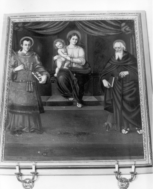 Madonna del Rosario (dipinto) - ambito lucchese (sec. XVII)