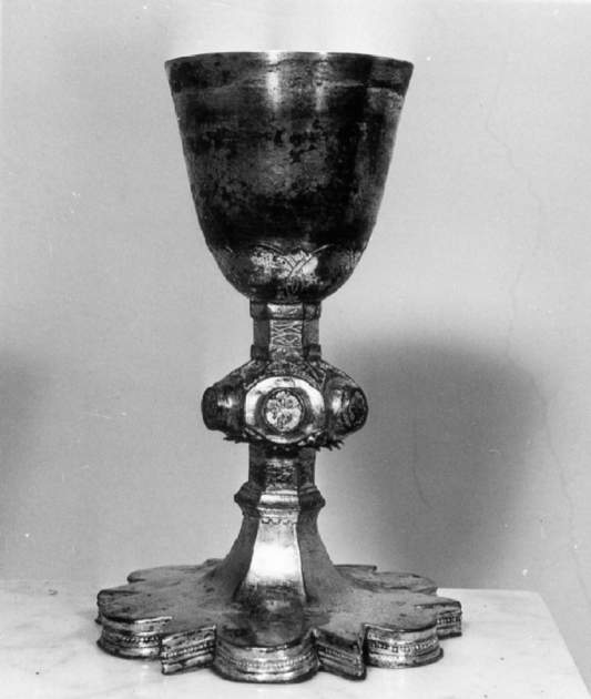 calice - bottega toscana (inizio sec. XV)