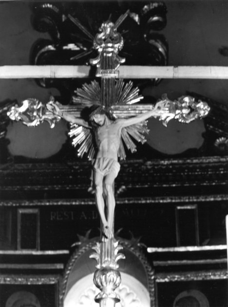 crocifisso - bottega toscana, ambito veneto (sec. XVIII)