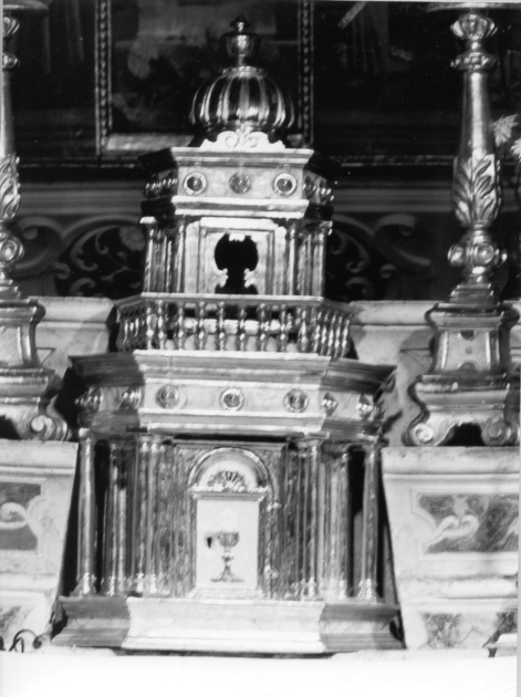 tabernacolo - a frontale architettonico - bottega toscana (secc. XVI/ XVII)