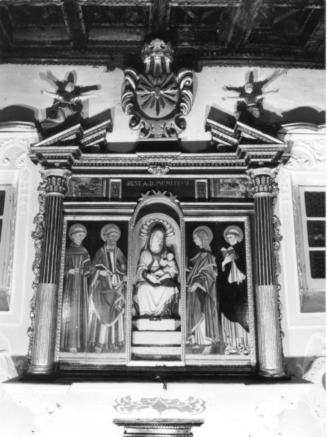 Santi (dipinto, frammento) di Pietro da Talada detto Maestro di Borsigliana (attribuito) (sec. XV)