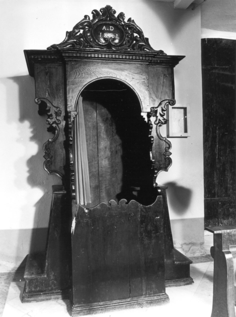 confessionale - bottega toscana (sec. XIX)