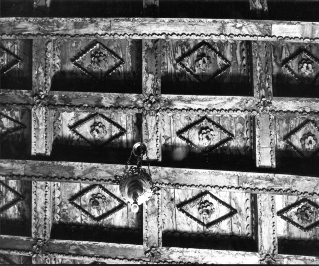 soffitto a cassettoni - bottega toscana (secc. XVI/ XVII)