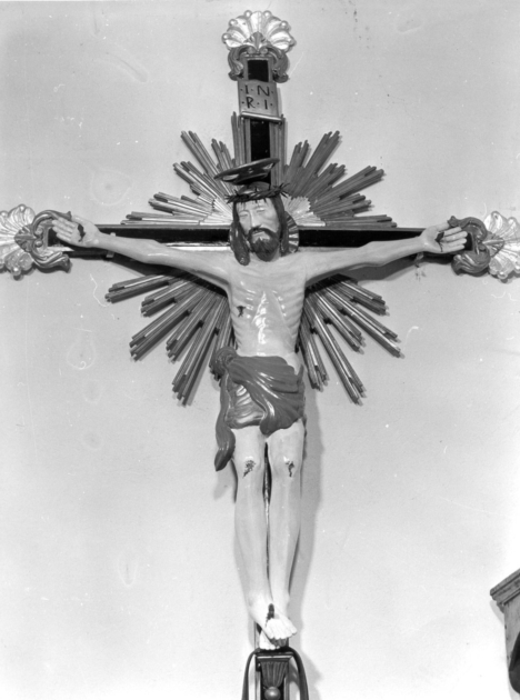 crocifisso di Bertagni Giuseppe (fine sec. XIX)