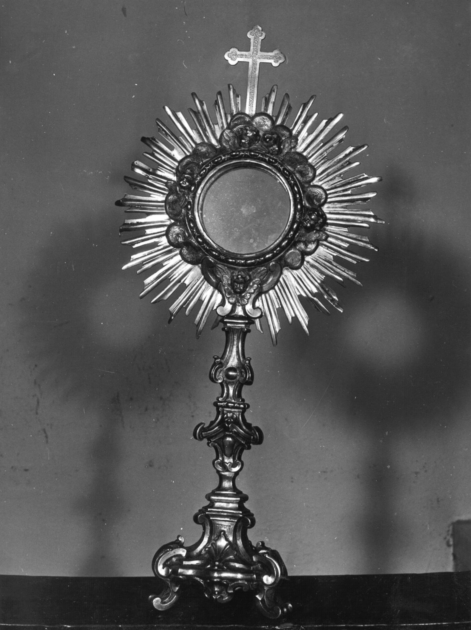 ostensorio - a raggiera di Nuti Ottavio (seconda metà sec. XVIII)