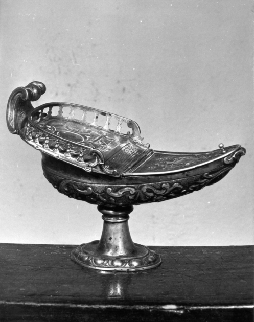 navicella portaincenso - a galeone di Nuti Ottavio (seconda metà sec. XVIII)