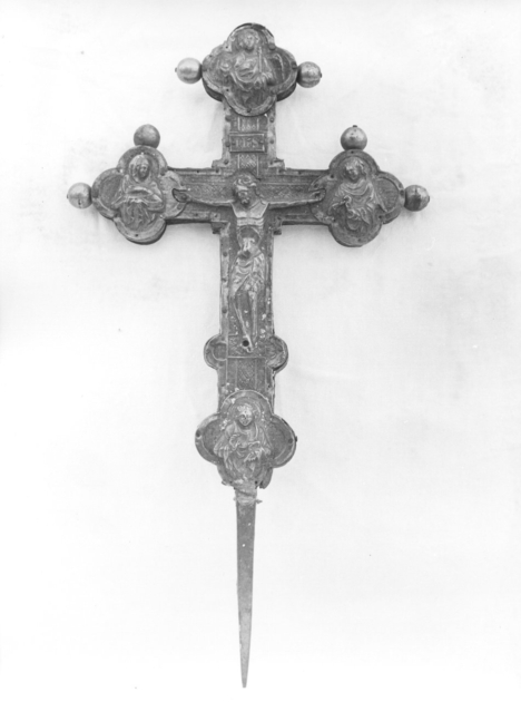 croce processionale - bottega toscana (sec. XIV)