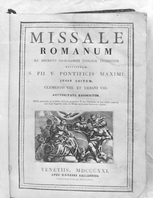 coperta di libro liturgico di Piccini Isabella (sec. XIX)