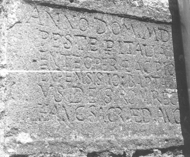 lapide documentaria - bottega lucchese (sec. XVII)