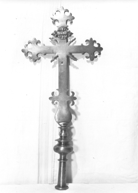 croce processionale - bottega toscana (secc. XVI/ XVII)