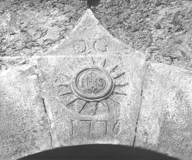 chiave di volta - bottega lucchese (sec. XVIII)