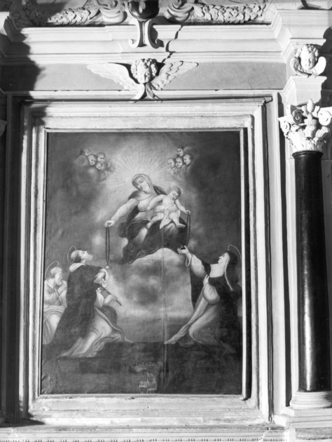 Madonna del Rosario (dipinto) - ambito toscano (sec. XVIII)