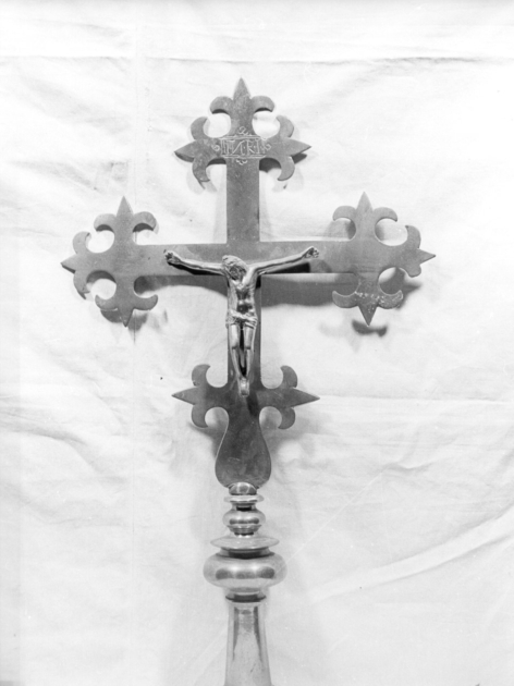 croce processionale - bottega toscana (secc. XVI/ XVII)