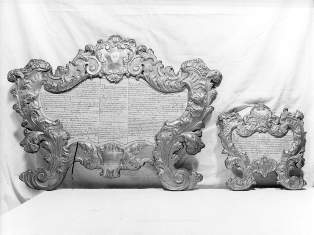 cartagloria, serie - bottega toscana (sec. XVIII)