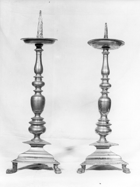 candeliere, serie - bottega toscana (sec. XVII)