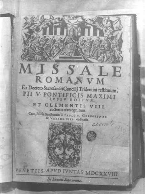 coperta di libro liturgico - ambito veneziano (sec. XVII)