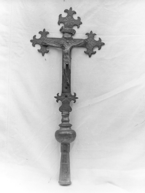 croce processionale - bottega toscana (secc. XVI/ XVII)