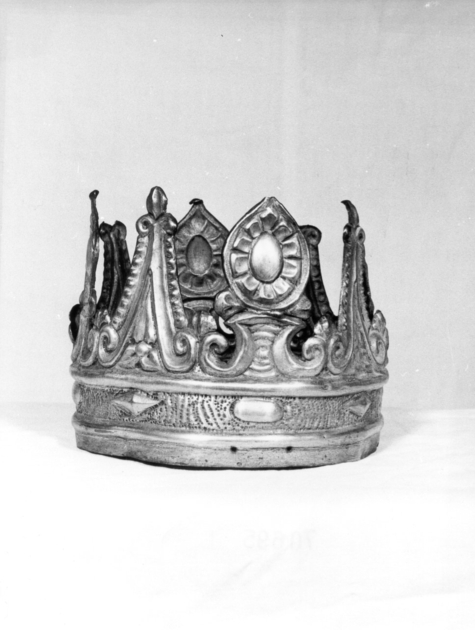 corona da statua - ambito garfagnino (sec. XIX)