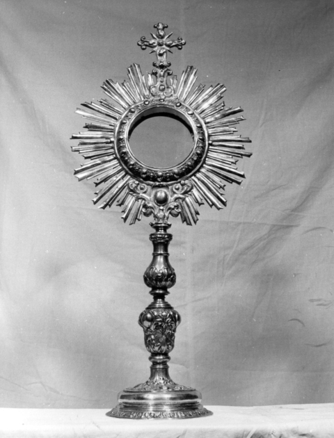 ostensorio - bottega toscana (secc. XVII/ XVIII)