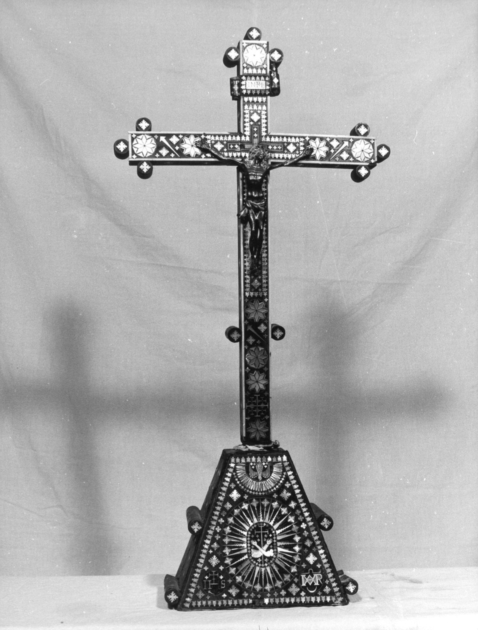 croce da tavolo - bottega gerosolimitana (sec. XVIII)