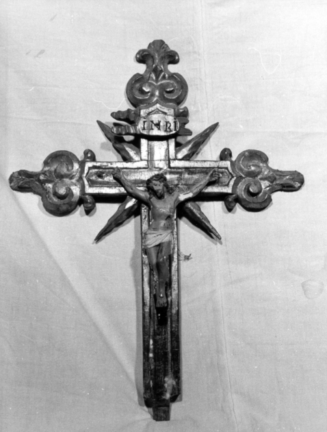 croce processionale - bottega lucchese (sec. XVIII)