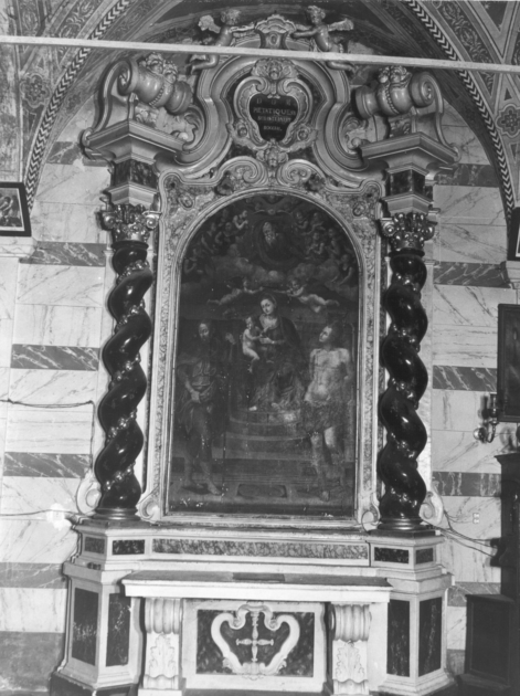 altare - ambito garfagnino (secc. XVI/ XVII)