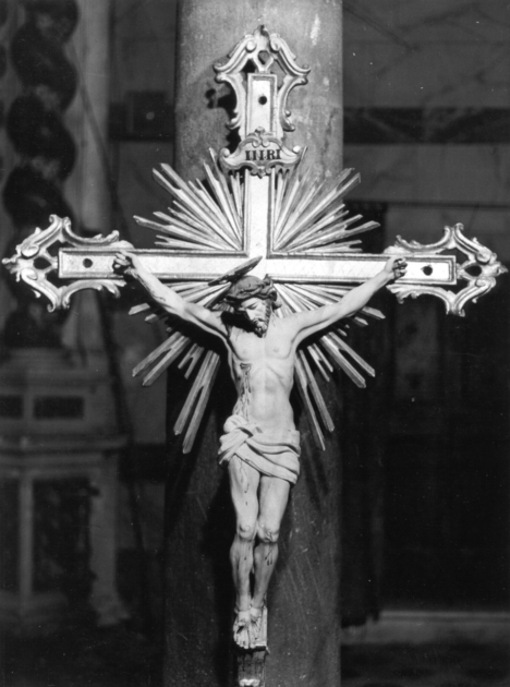 crocifisso - bottega italiana (sec. XIX)