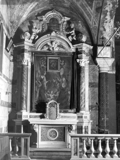 altare - ambito garfagnino, ambito apuano (sec. XVIII)