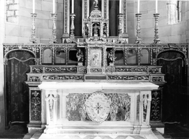altare maggiore - bottega lucchese (sec. XVI)