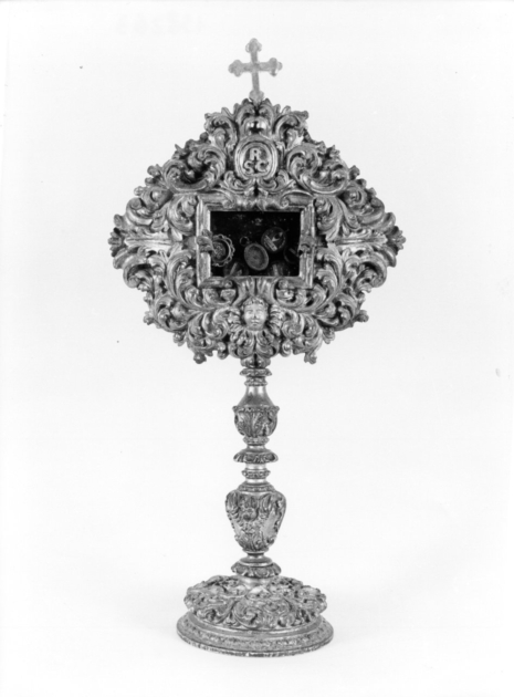 reliquiario - ambito garfagnino (secc. XVII/ XVIII)