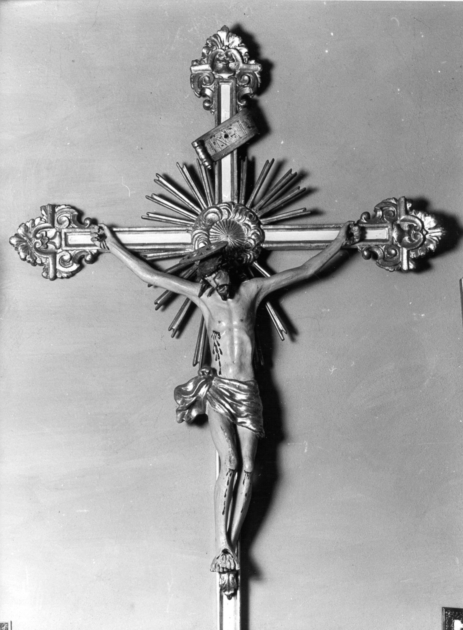 crocifisso - ambito garfagnino (sec. XIX)