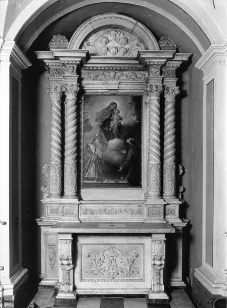 altare - ambito apuoversiliese (fine/inizio secc. XIX/ XX)