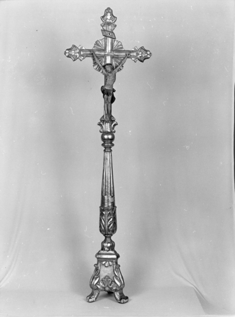 croce d'altare - ambito garfagnino (sec. XIX)