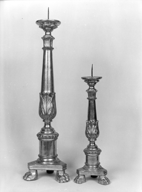 candeliere, serie - ambito garfagnino (sec. XIX)