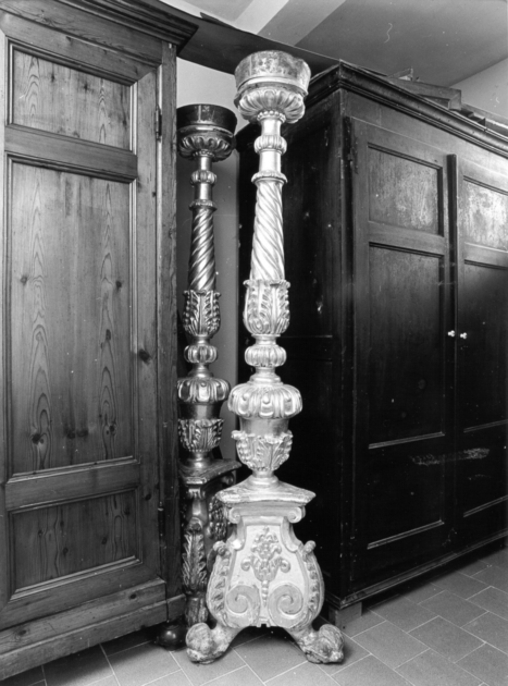 candeliere, serie - ambito garfagnino (sec. XIX)