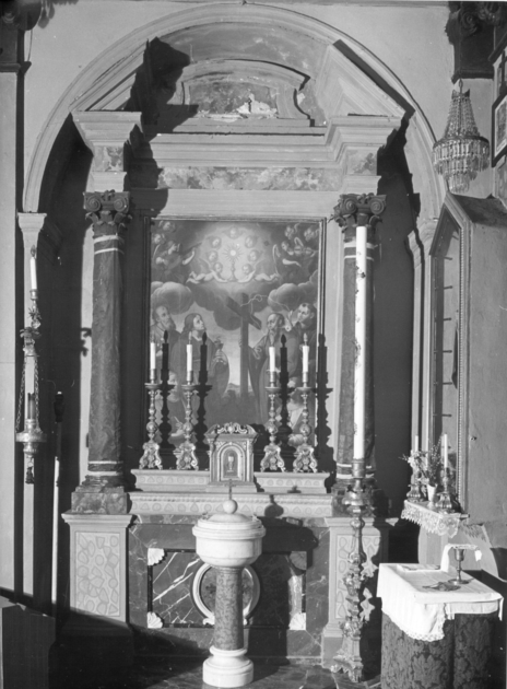 altare - ambito garfagnino (sec. XIX)