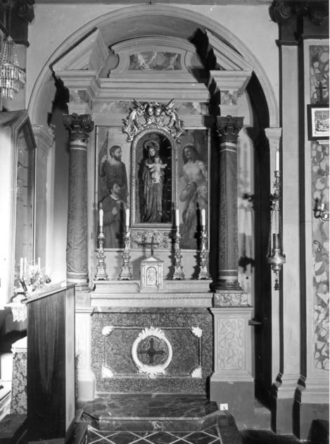 altare - ambito garfagnino (sec. XIX)