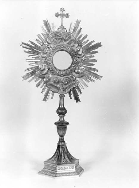 ostensorio - bottega italiana (sec. XIX)