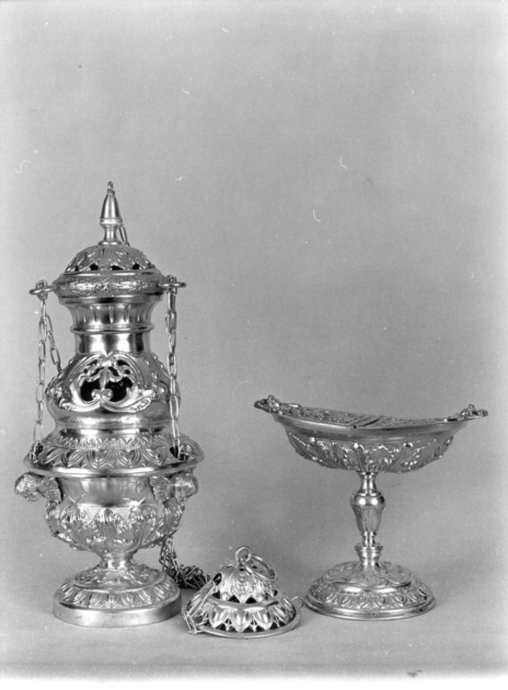 servizio per incensazione - bottega italiana (fine/inizio secc. XIX/ XX)