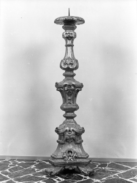 candeliere, serie - ambito garfagnino (fine/inizio secc. XIX/ XX)