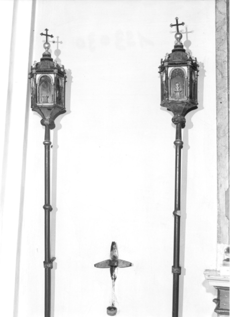 lanterna processionale, serie - ambito garfagnino (sec. XIX)